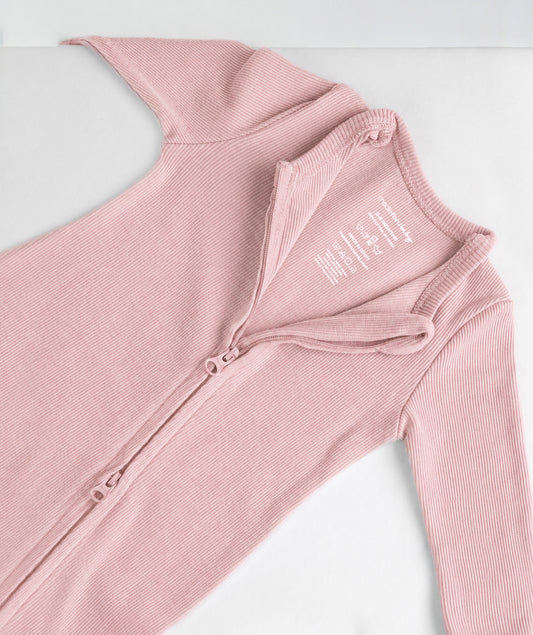 Double Zip Onesie - Bloom