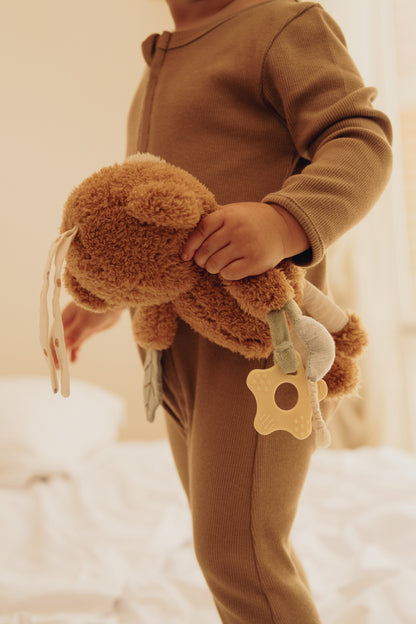 Double Zip Onesie - Maple