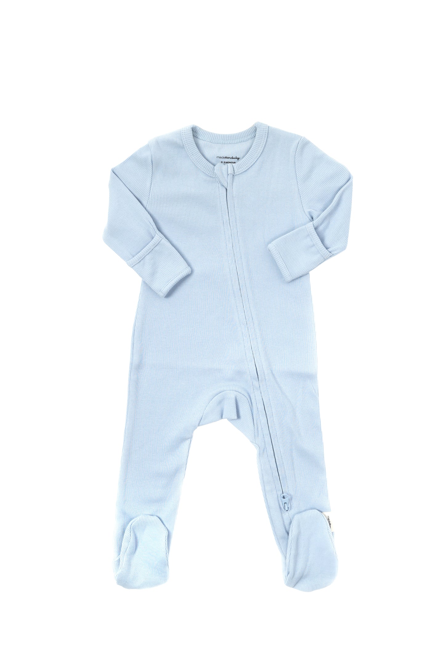 Double Zip Onesie - Cloud