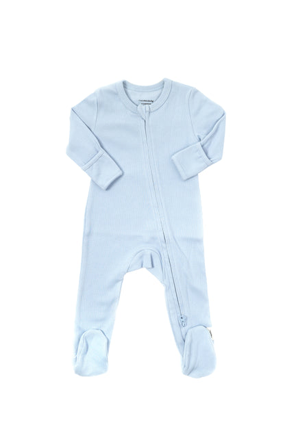 Double Zip Onesie - Cloud