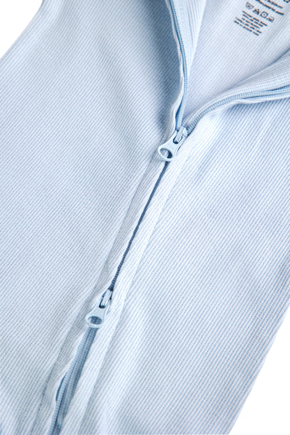Double Zip Onesie - Cloud